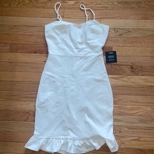 Lulus White Bodycon Mini Dress, size small (2-4)
